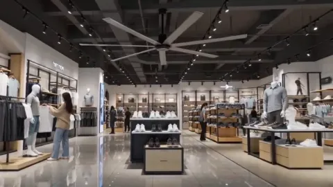 Ventilación en una gran superficie comercial