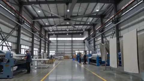 Ventilación en una zona de producción